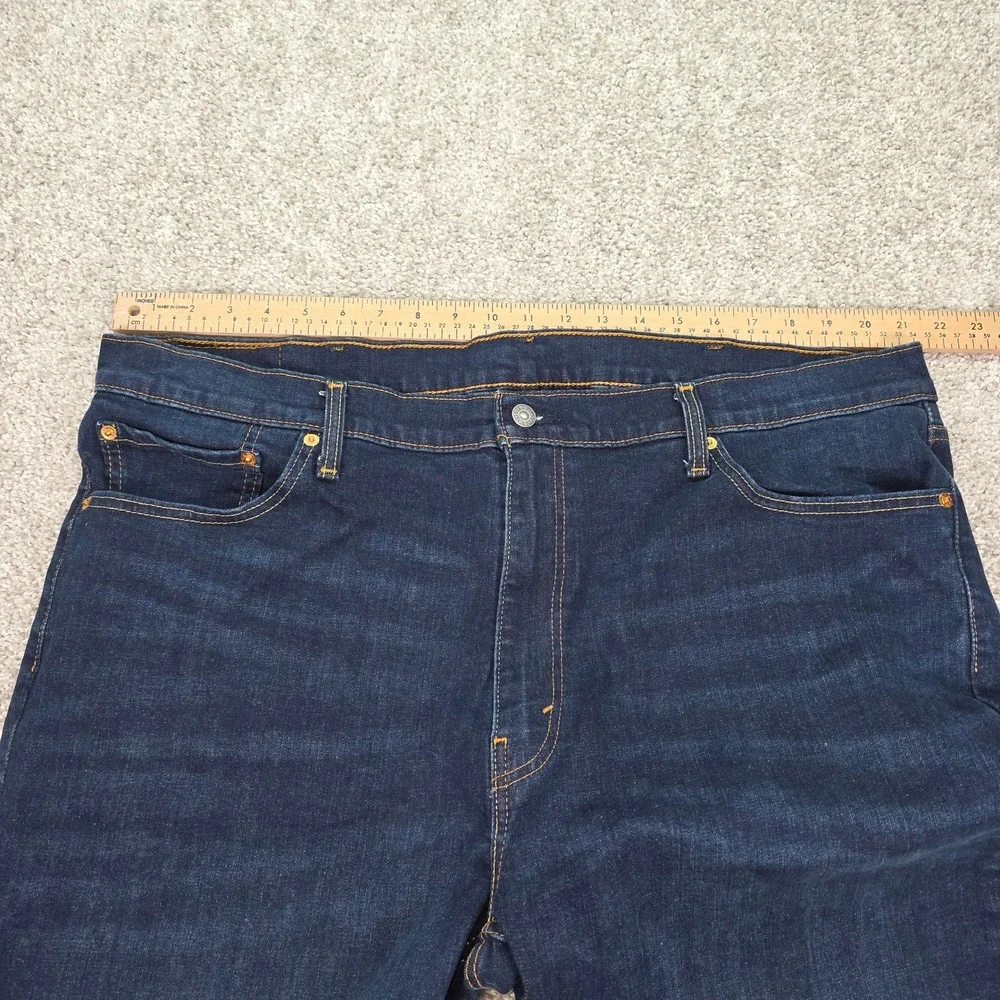 Levis 541 Athletic Taper Jeans Mens 42x30 Dark Wash Blue Denim 18181-0014